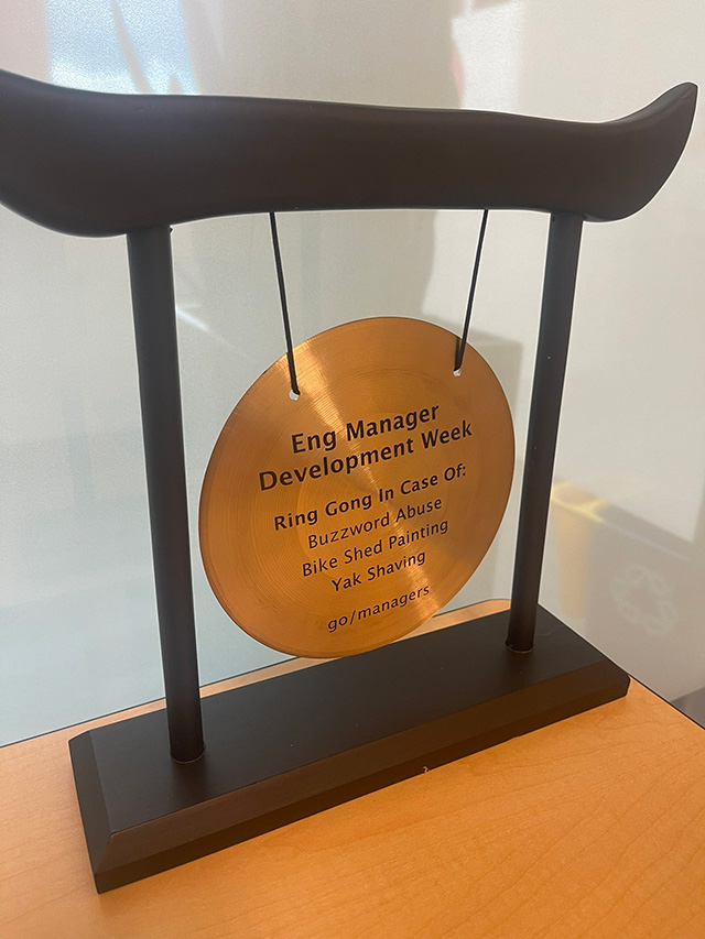 Gong In The Google Office