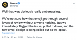 «На согласованиях никто не заметил»: Binance выпустила похожие на свастику эмодзи, быстро извинилась и откатила их