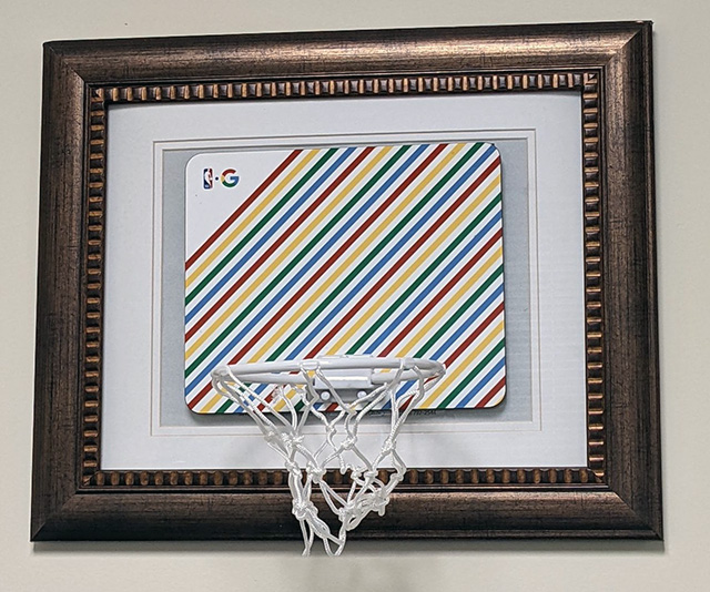 Google Toy Door Basketball Hoop