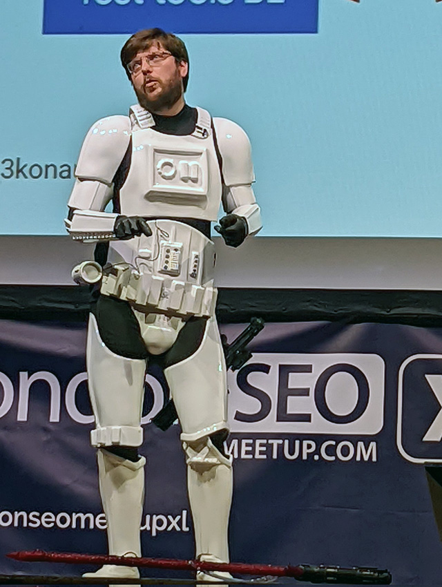 Google's Martin Splitt In Stormtrooper Uniform