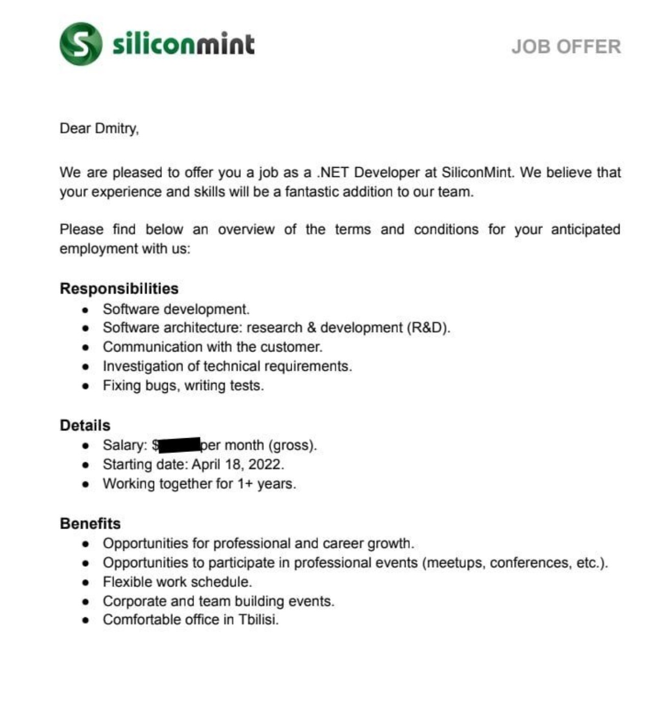 История одного оффера с релокацией: разработчик из Беларуси принял предложение по .Net и улетел — а там другой стек