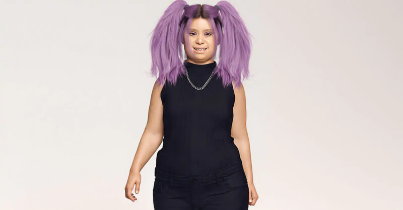 Агентство из Сингапура создало виртуального инфлюенсера с синдромом Дауна