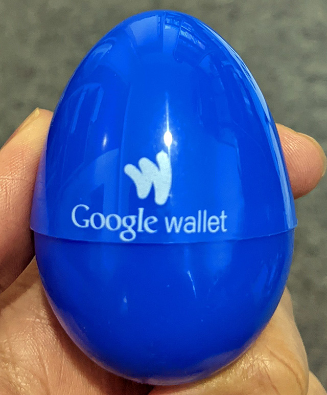 Google Wallet Silly Putty Egg Toy