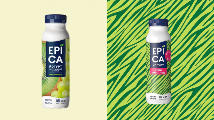 Epica выпустила йогурт с анималистичным принтом