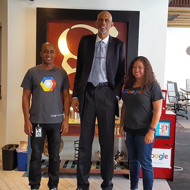 Kareem Abdul-Jabbar At Google In 2016