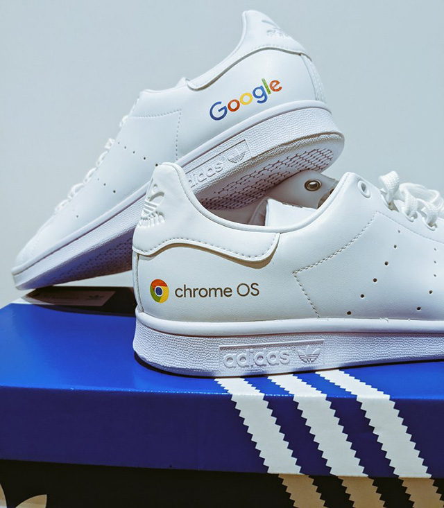Google Chrome Adidas Sneakers