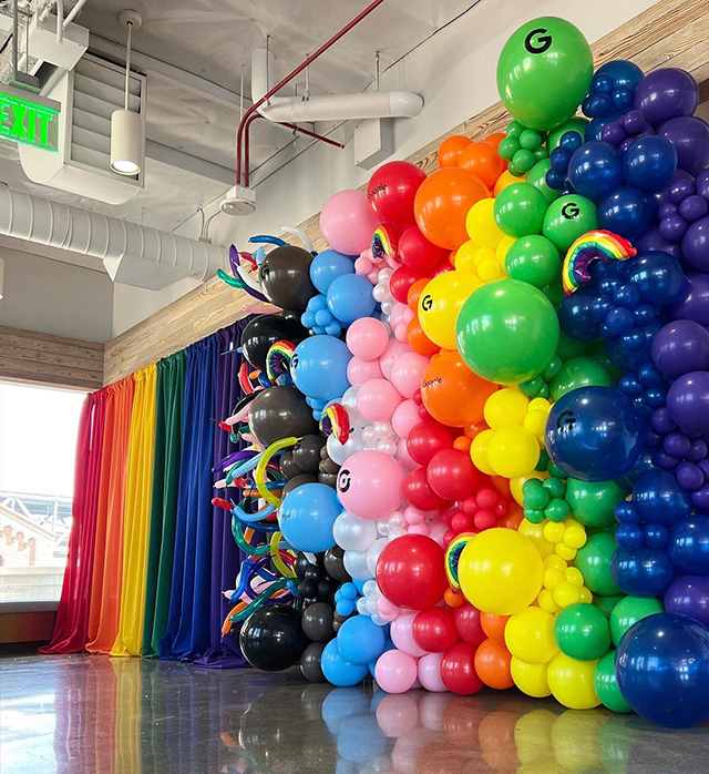 Balloon Wall At Google