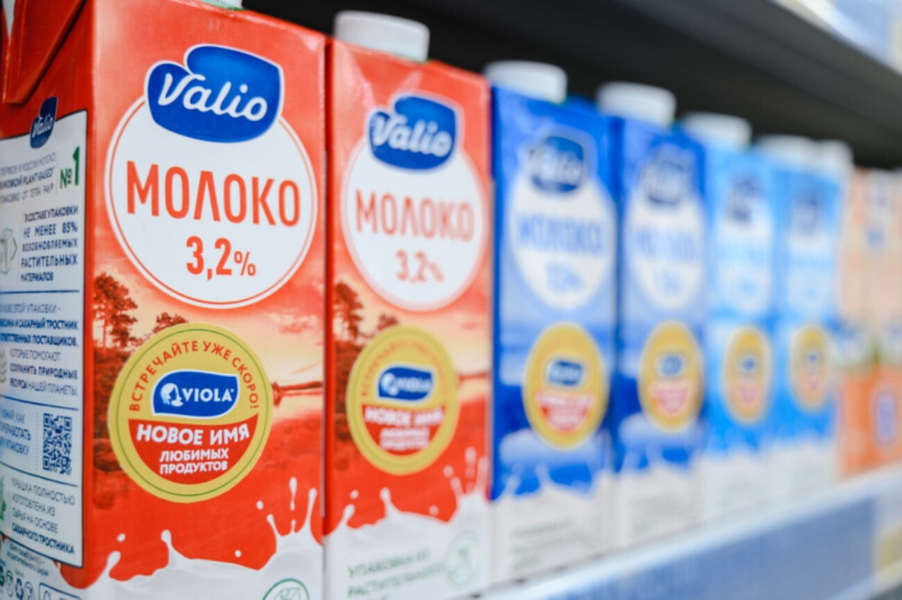 Молоко и другие товары Valio сменят название на Viola после ухода финского бренда из России