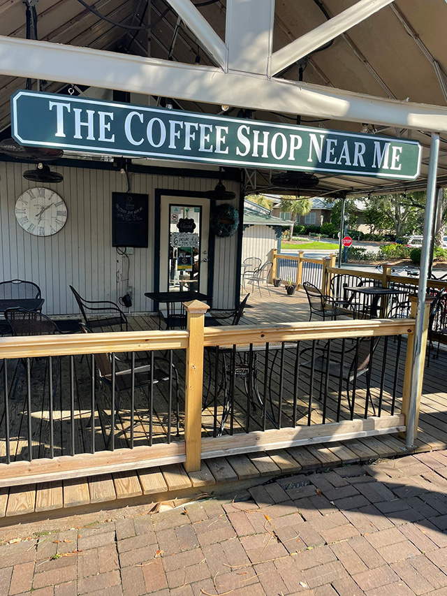 Store Sign: Coffee Shop Near Me