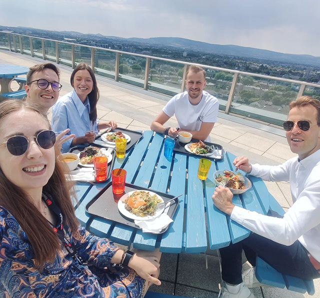 Rare Google Dublin Rooftop Outdoors Lunch