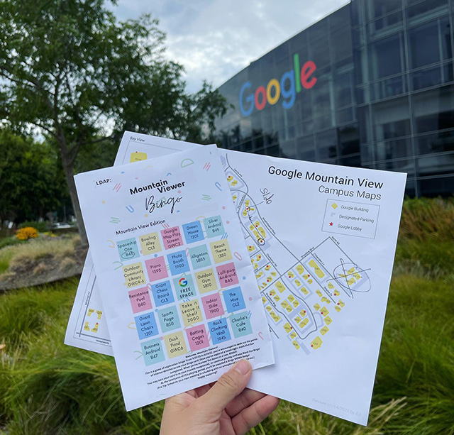 A Real Google Map - A Map Of The GooglePlex