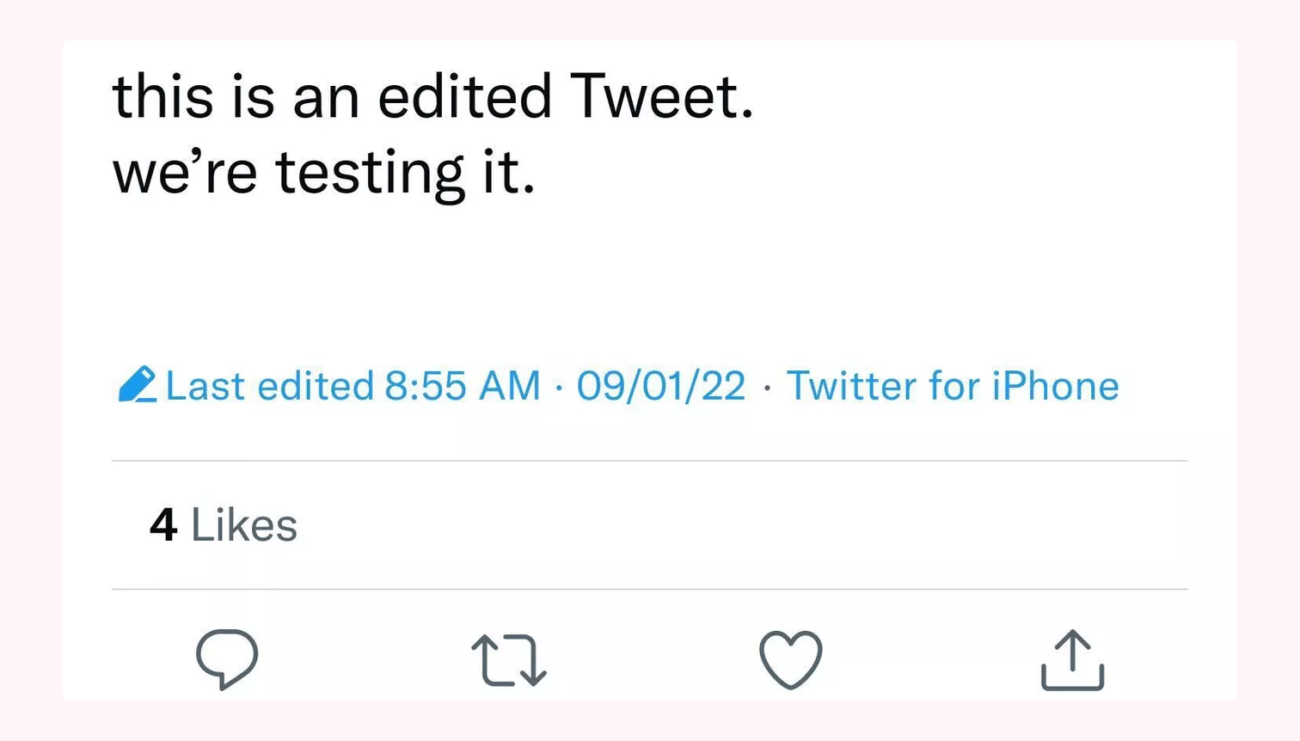 Twitter начал тестировать редактирование твитов