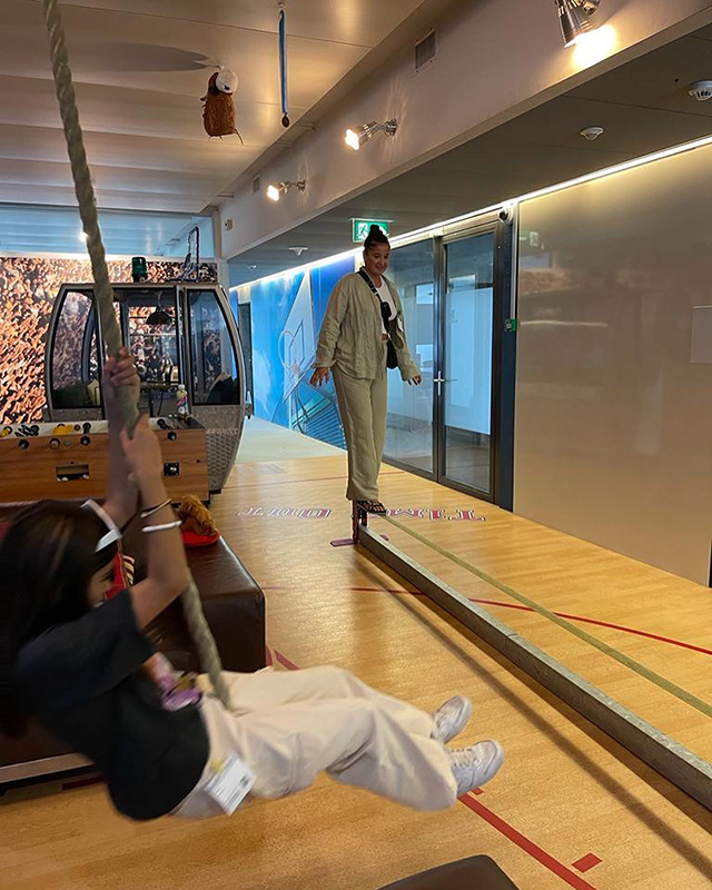 Balance Beam At Google Office