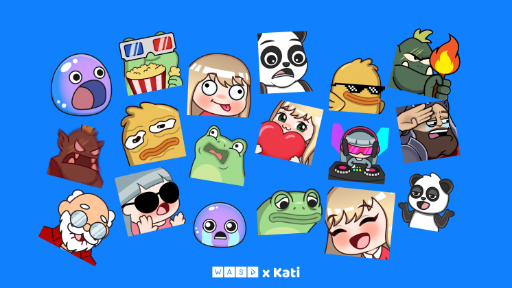 Девочка DJ, хакер и дедушка: стриминговая платформа WASD создала собственные эмодзи