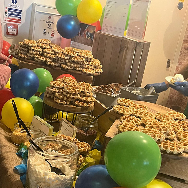 Google Birthday Waffles