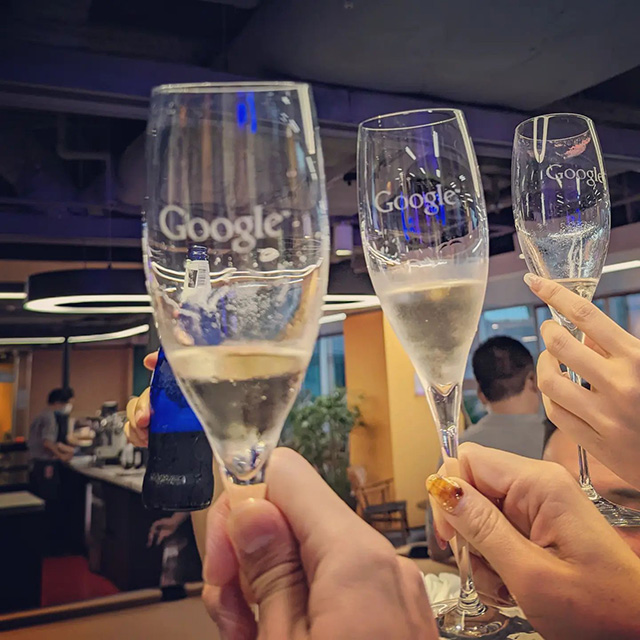 Google Champagne Glasses Are Still Arond