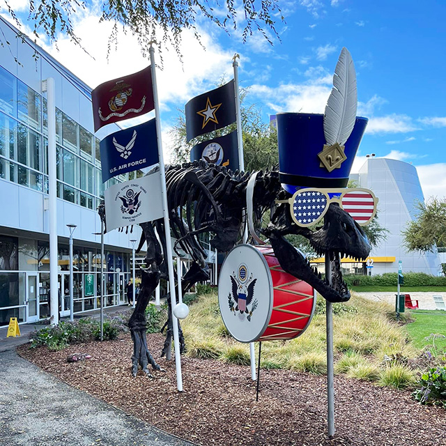 Stan, The Google Patriotic Dinosaur