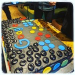 Google Buttons Game Cake