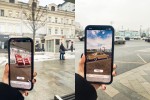 СТС перенёс в прошлое с помощью AR на автобусной остановке