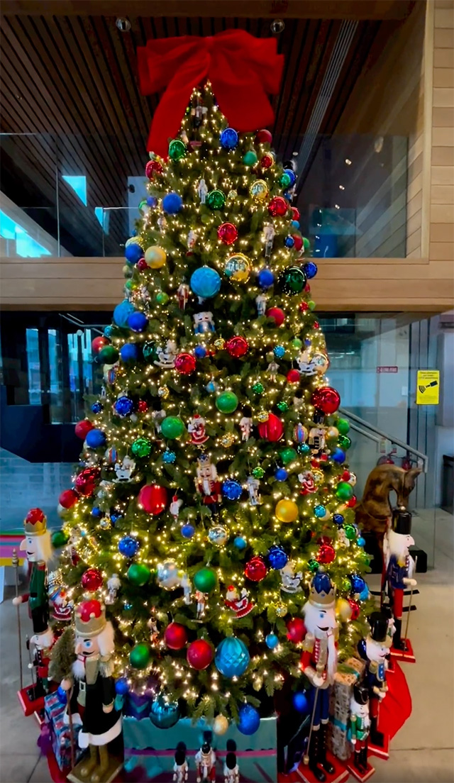 Google Dublin Office Christmas Tree Is Up