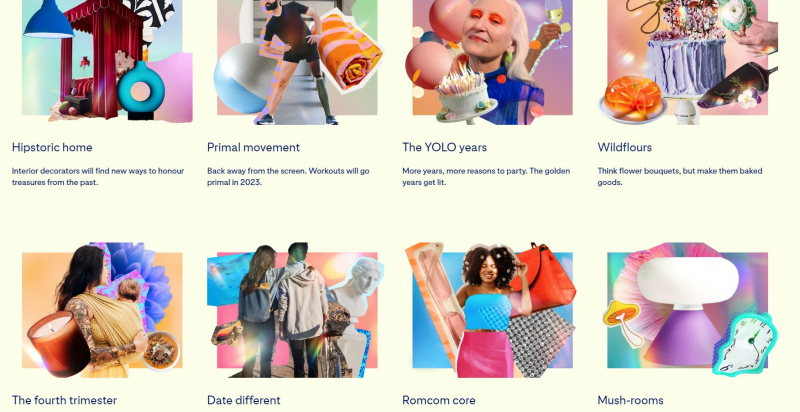 Короткие чёлки, бахрома, киберпанк и 2000-е: Pinterest объявил тренды 2023 года