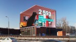 «Мрр вашему дому»: 3D-проект с котом Бубликом транслировался на медиафасадах Maer