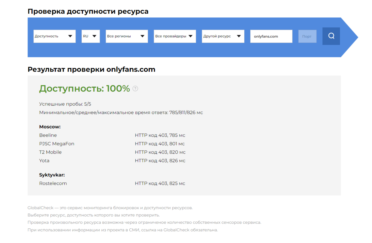 Пользователи пожаловались, что OnlyFans перестал открываться в России