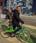 John Mueller & Daniel Waisberg Biking Near Google Tel Aviv