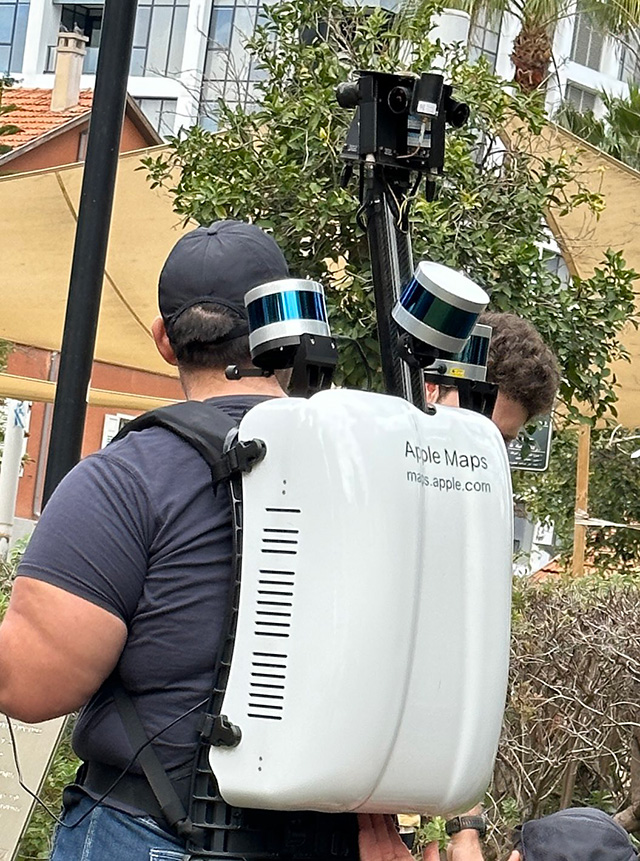 Apple Maps Cameras Backpack