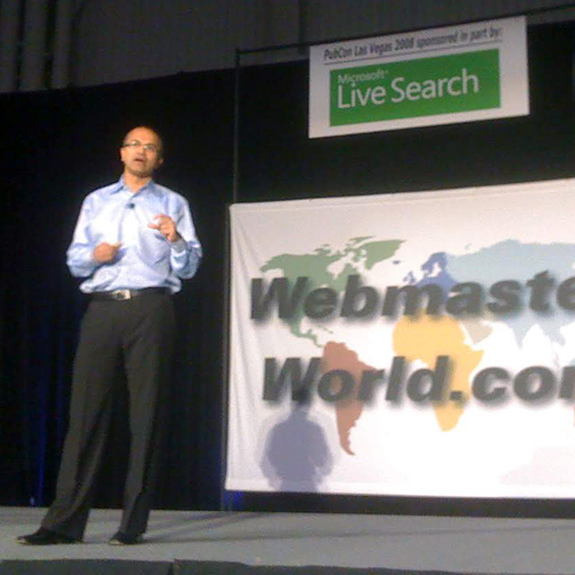 Satya Nadella In 2008 Keynoting On Live Search (Now Bing)