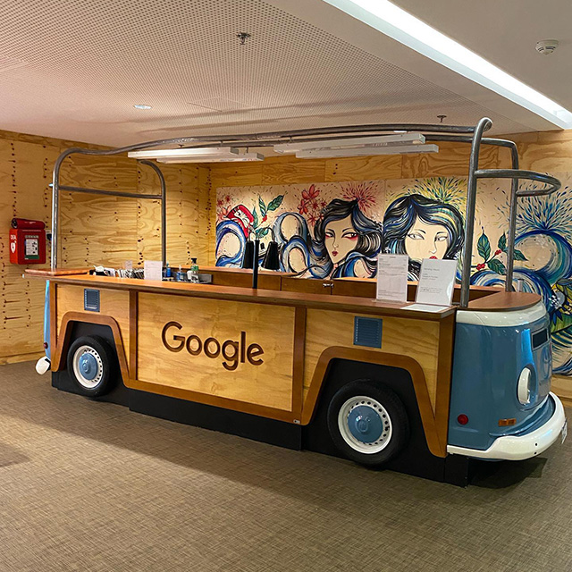 Google Mini Bus Inside