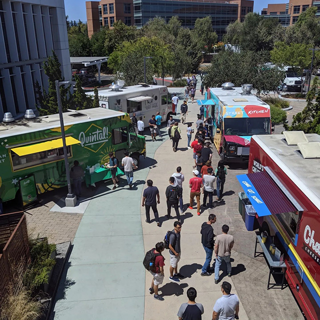 Food Trucks At The GooglePlex