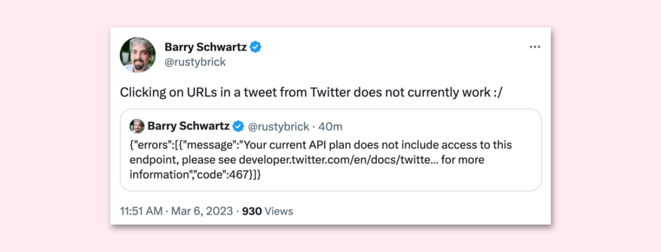 Причиной недавнего сбоя в Twitter стала ошибка разработчика, который в одиночку занимался платным API — Platformer