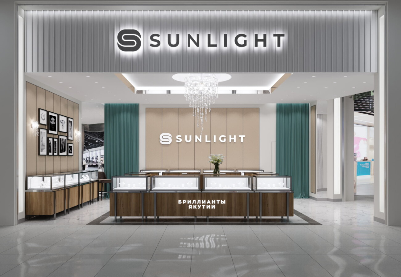 Ювелирная сеть Sunlight проведёт ребрендинг и изменит фирменный цвет на бирюзовый