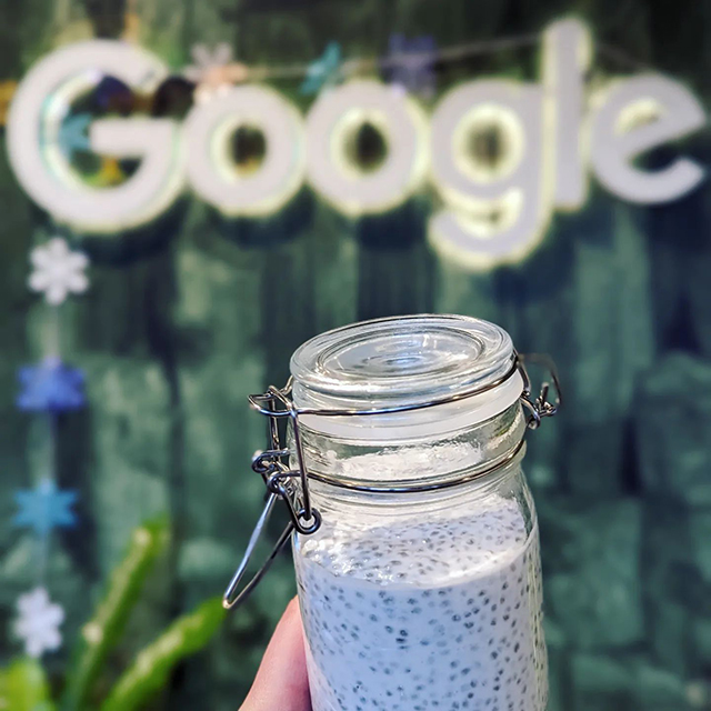 Coconut Chia Pudding At Google