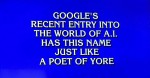 Google Bard Gets On Jeopardy TV Show