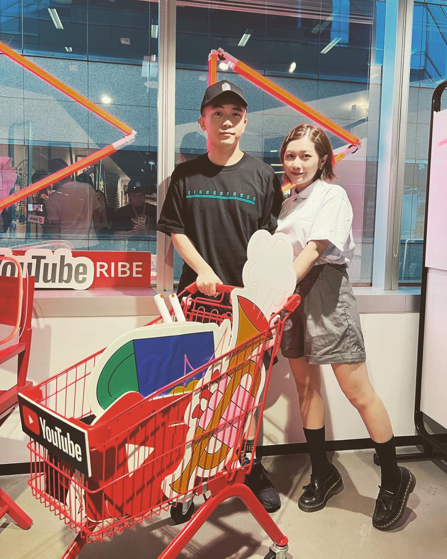 YouTube Shopping Cart At Google's Office