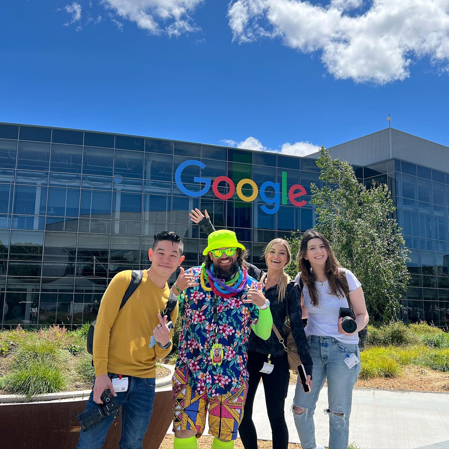 iJustine With Google's Peter The Greeter