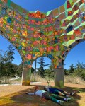 Inside View Of The Colorful Google Glass Structure