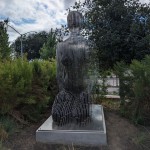 Quantum Meditation Woman Sculpture At Google