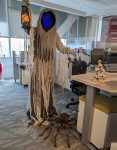 Halloween Ghost Zombie Prop In Google Office