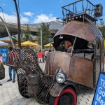 Google Android Rusty Sculpture Car