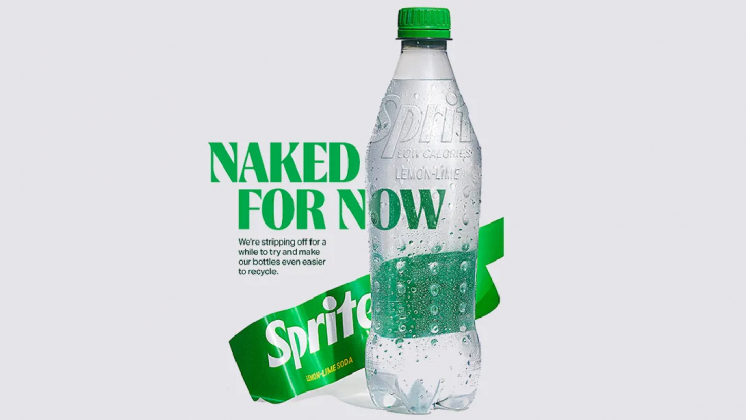 В Великобритании выпустят Sprite в бутылках без этикеток