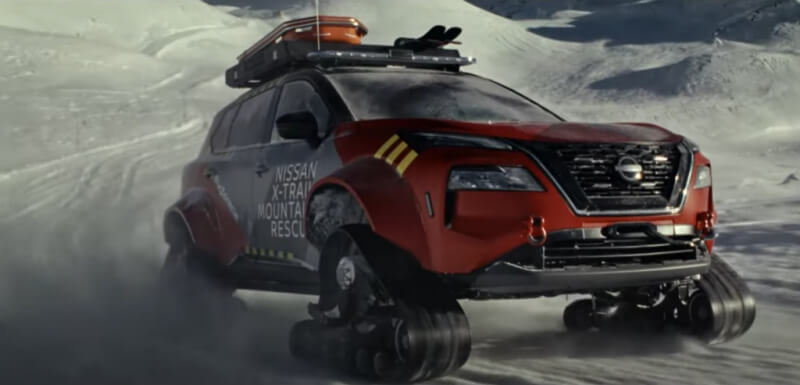 Nissan превратил X-Trail в скорую помощь на гусеницах