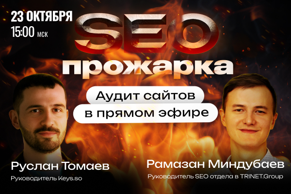 SEO-прожарка: аудит сайтов в прямом эфире