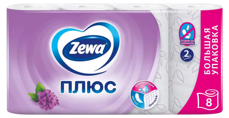 Туалетная бумага Zewa станет Zemma